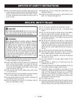 Preview for 8 page of Ryobi RYi2300BT Operator'S Manual