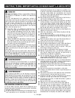 Preview for 29 page of Ryobi RYi2322E Operator'S Manual