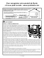 Preview for 25 page of Ryobi RYi4022X Operator'S Manual