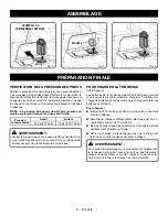 Preview for 16 page of Ryobi RYRM8002 Assembly Manual