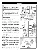 Предварительный просмотр 22 страницы Ryobi RYRM8002 Assembly Manual