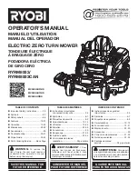 Предварительный просмотр 1 страницы Ryobi RYRM8003 Operator'S Manual