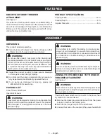 Preview for 7 page of Ryobi RYSNW00 Operator'S Manual