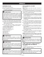 Предварительный просмотр 21 страницы Ryobi RYTIL66 Operator'S Manual