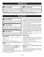 Preview for 14 page of Ryobi S631D Operator'S Manual