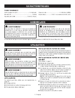 Preview for 16 page of Ryobi S652D Operator'S Manual