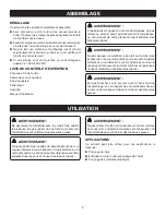 Preview for 9 page of Ryobi S652DK (French) Manuel D'Utilisation