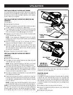 Preview for 10 page of Ryobi S652DK (French) Manuel D'Utilisation