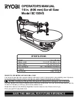 Preview for 1 page of Ryobi SC155VS Operator'S Manual