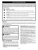 Preview for 3 page of Ryobi SC155VS Operator'S Manual