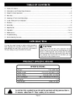 Preview for 2 page of Ryobi SC163VS Operator'S Manual