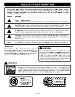 Preview for 3 page of Ryobi SC163VS Operator'S Manual