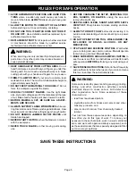 Preview for 5 page of Ryobi SC163VS Operator'S Manual