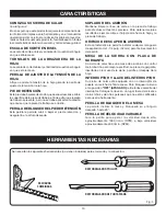 Предварительный просмотр 10 страницы Ryobi SC164VS (Spanish) Manual Del Operador