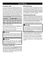 Preview for 5 page of Ryobi SC165VS Operator'S Manual