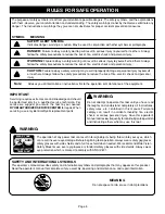 Preview for 5 page of Ryobi SC180VS Operator'S Manual