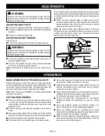 Preview for 14 page of Ryobi SC180VS Operator'S Manual