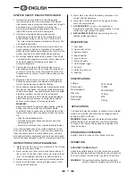 Preview for 4 page of Ryobi SP-1218 Owner'S Operating Manual