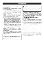 Preview for 9 page of Ryobi SSP050 Operator'S Manual