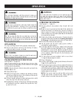 Preview for 8 page of Ryobi SSP0501 Operator'S Manual