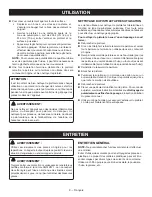 Preview for 19 page of Ryobi SSP0501 Operator'S Manual