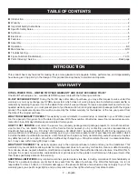 Предварительный просмотр 2 страницы Ryobi SSP300 Operator'S Manual