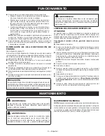 Preview for 30 page of Ryobi SSP300 Operator'S Manual