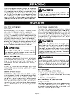 Preview for 6 page of Ryobi TR30 Owner'S Operating Manual