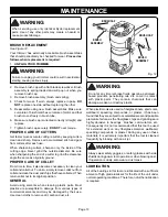Preview for 13 page of Ryobi TR30 Owner'S Operating Manual