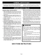 Preview for 4 page of Ryobi TR31-1 Operator'S Manual