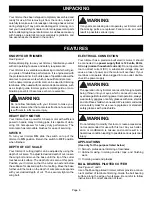 Preview for 6 page of Ryobi TR31-1 Operator'S Manual