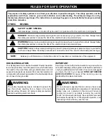 Предварительный просмотр 3 страницы Ryobi TR31 Operator'S Manual