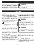 Preview for 6 page of Ryobi TR31 Operator'S Manual