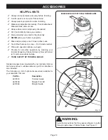 Предварительный просмотр 12 страницы Ryobi TR31 Operator'S Manual