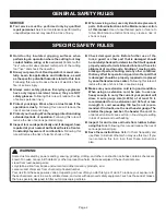 Preview for 4 page of Ryobi TR45 Operator'S Manual