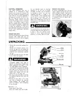 Preview for 4 page of Ryobi TS-260 II Owner'S Operating Manual