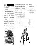 Preview for 9 page of Ryobi TS-260 II Owner'S Operating Manual