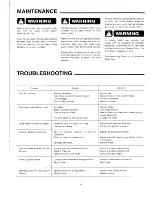 Preview for 11 page of Ryobi TS-260 II Owner'S Operating Manual