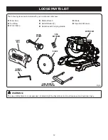 Предварительный просмотр 12 страницы Ryobi TS1142L Operator'S Manual