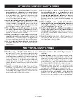 Preview for 4 page of Ryobi TS1143L Operator'S Manual