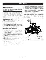 Preview for 59 page of Ryobi TS1143L Operator'S Manual