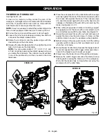 Preview for 22 page of Ryobi TS1144 Operator'S Manual