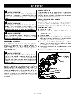 Preview for 59 page of Ryobi TS1144 Operator'S Manual