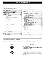 Preview for 2 page of Ryobi TS1300 Operator'S Manual