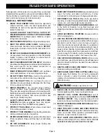 Предварительный просмотр 4 страницы Ryobi TS1300 Operator'S Manual