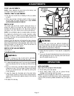 Preview for 17 page of Ryobi TS1300 Operator'S Manual