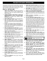 Предварительный просмотр 4 страницы Ryobi TS1301 Operator'S Manual