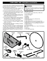 Preview for 8 page of Ryobi TS1301 Operator'S Manual