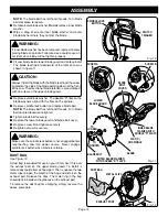 Предварительный просмотр 12 страницы Ryobi TS1302 Operator'S Manual