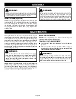 Preview for 14 page of Ryobi TS1302 Operator'S Manual